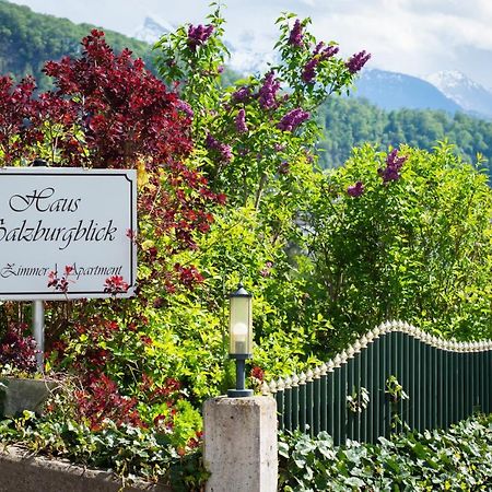 Haus Salzburgblick Acomodação com café da manhã Exterior foto